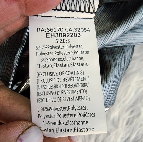 ELLIATT MAYAH STRAPPLES SHIMMER JUMPSUIT SIDE POCKETS RETRO-INSPIRED SIZE SMALL - Picture 15 of 16